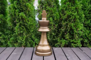 Шахматная фигура Король латунь
